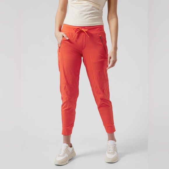 Athleta Pants - Athleta Trekkie North Jogger Flame‎ Orange 4